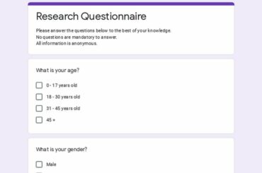 Questionnaire about hot sauce