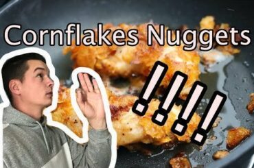 Spicy KFC chicken nuggets on the grill