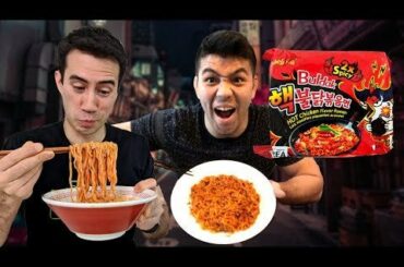 FIRE NOODLE Challenge [MMA Fighter vs Ramen Expert] - [23:30]
