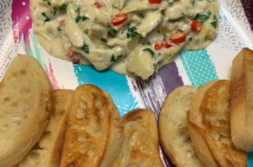 Kicked up crab dip.