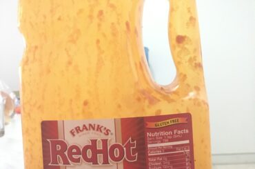 Lockdown over use of spicy sauce - 1 gallon of Frank’s sauce