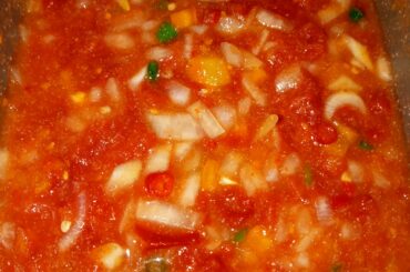 Homemade salsa