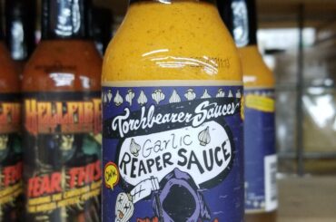 Damm good flavor with a decent kick, one of the hottest ones they had at world market