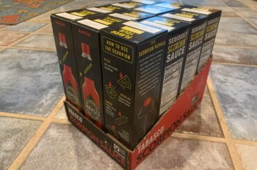 In CASE you were wondering what 12 bottles looked like. Have a happy and hot new year!