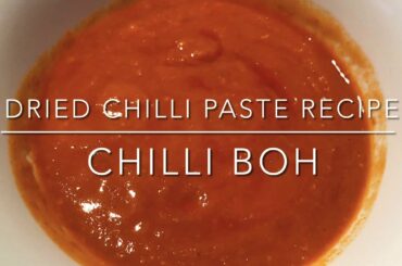 Easiest Chilli Paste | Chilli Boh recipe