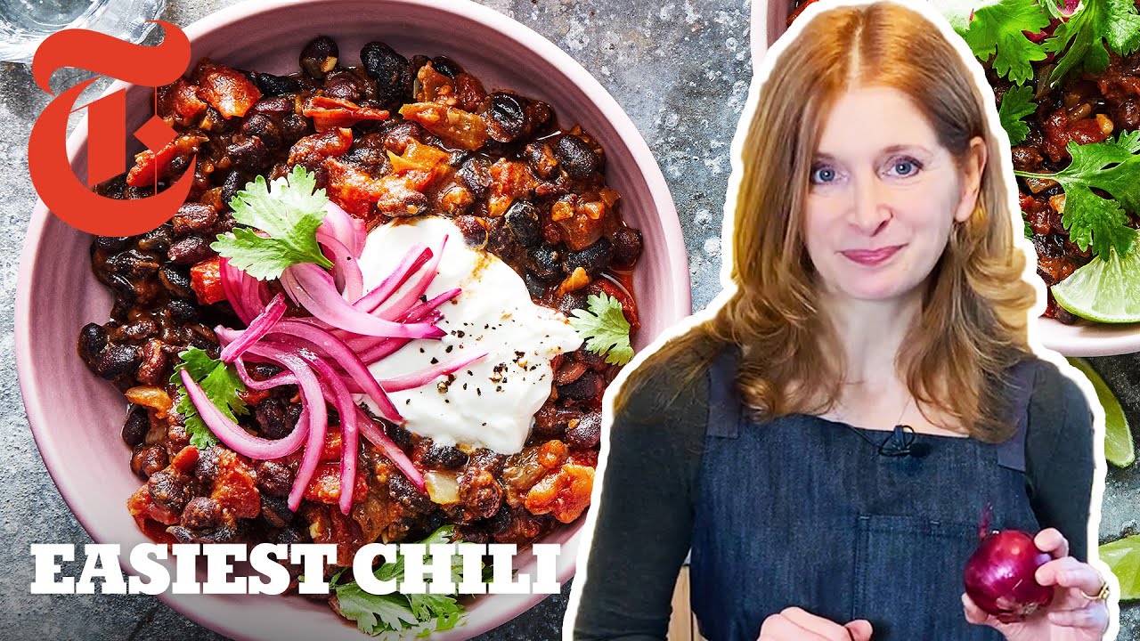 Easy 30Minute Vegetarian Chili Melissa Clark NYT Cooking Chili Chili