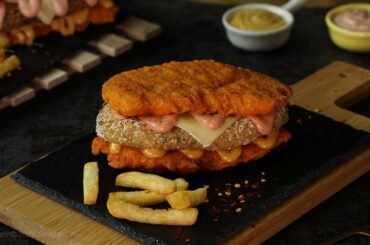 Double Down Chicken Sandwich Recipe By SooperChef