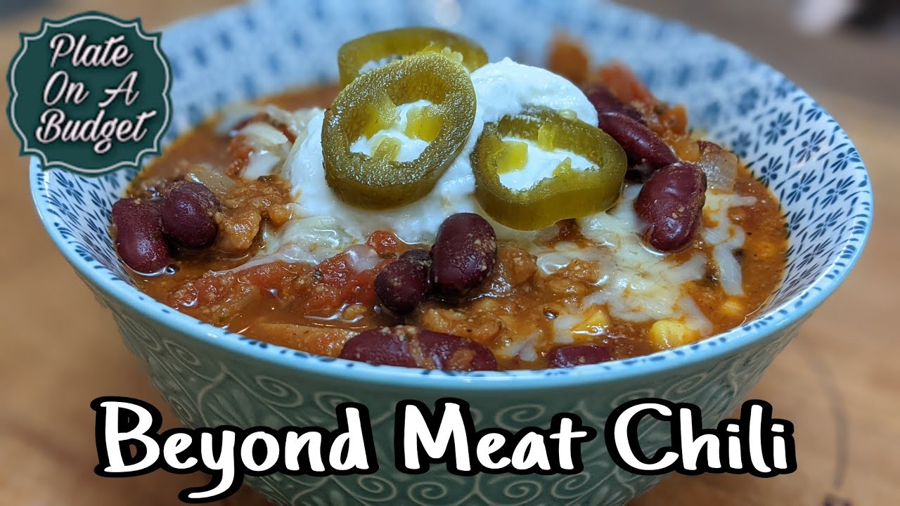 Beyond Meat Chili recipe! THE BEST YOU WILL EVER HAVE! - Chili Chili