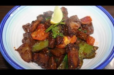 Pork Chilli | How to make restaurant style pork chilli at home | Easy & Quick Recipe | Cheffy Pujan