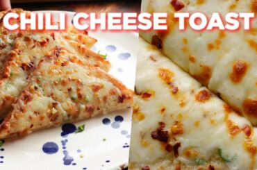 Making Chili Cheese Toast 2 ways