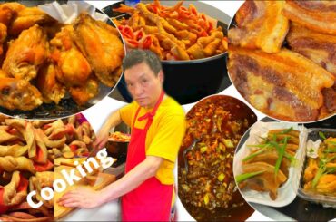 chicken wings recipe || pork belly meat recipe|| barbecue chili recipe|| Tibetan Vlogger