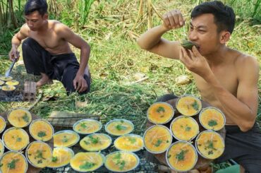 Cooking Recipe Grilled Chicken Egg Bowl with Delicious Chili Sauce