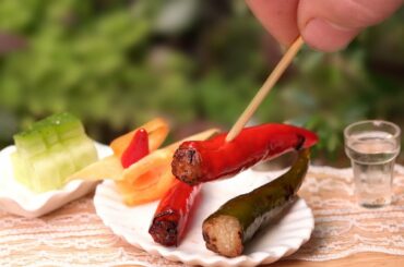 How to cook Spicy Fried Chili & Meat | Miniature Food Recipes | ASMR Cooking by Teeny Cooking