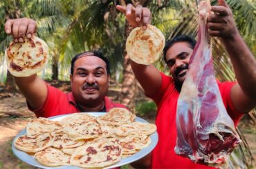 KOTHU KARI CHILLI PAROTTA | Mutton Chilli Parotta Recipe | Village Style Cooking | World Food Tube