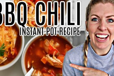 Dump and Go Instant Pot BBQ Chicken Chili!