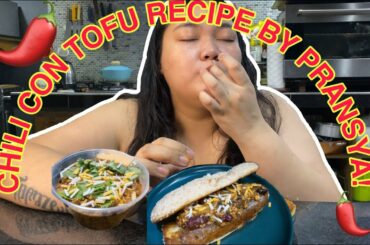 VEGAN CHILI RECIPE| Chili con Tofu by Pransya