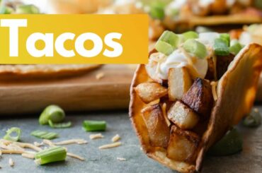 Crispy Chilli Bean tacos | Tacos recipe | Taco Mexicana | Bean Tacos - TheFoodXP