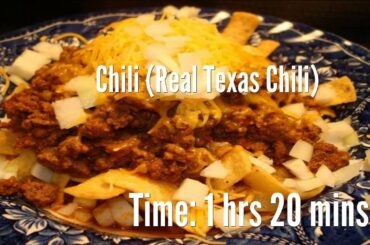 Chili (Real Texas Chili) Recipe