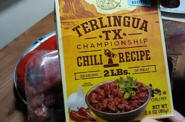 TEXAS CHILI / TERLINGUA TEXAS CHAMPIONSHIP CHILI RECIPE / Gift from Skoggit