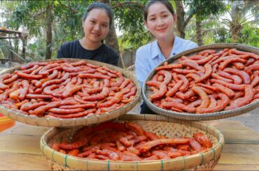 Yummy Young Tamarind Pickle Spicy Chili Salt - Eating Young Tamarind Pickle  Cooking With Sros