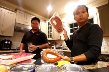 Cooking with Bro SUPER SAUSAGE CHILI Superbowl Pregame