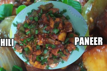 chili paneer recipe/how to make chili paneer/restorent style me chili paneer