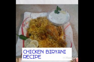 Chicken biryani recipe/how to make chicken biryani easy style/chili biryani recipe