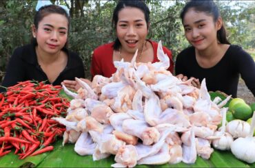 How to cook chicken wing crispy with chili sauce recipe - Cooking skill