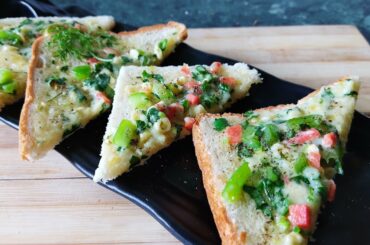 Quick n easy: Tasty Chili-Garlic Cheese bread Sandwich recipes..