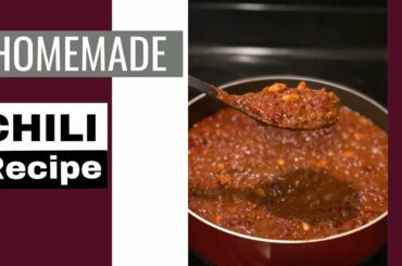 Homemade Chili Recipe