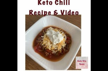 Keto One Pot Chili Recipe & Video - 6 Net Carbs Per Serving