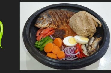 EDITED: SEA BREAM RECIPE SERVED WITH RED CHILI SAUCE AND KENKEY