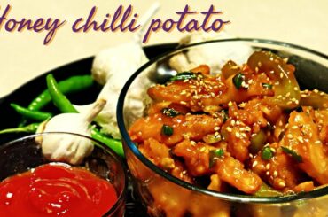 Crispy honey chilli potato recipe| Veg starter| Tamil