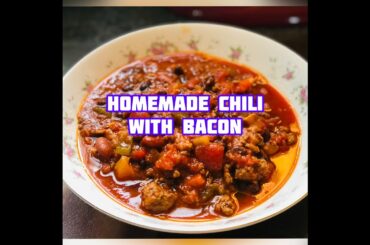 Instant Pot Homemade Chili with Bacon  | My Version | Lanie’s Kitchen