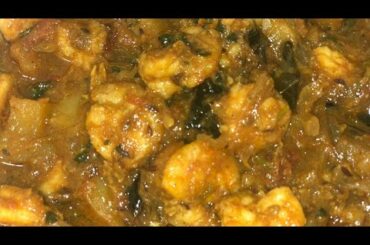 goan prawns chilli fry | shrimp chilli with potato