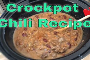 Chili Recipe | Keith’s Kitchen | Crockpot chili