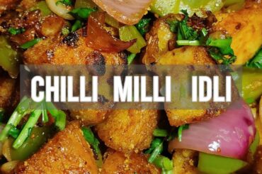 Chilli milli idli | Easy ,quick & easy starter Recipe with leftover idli #foodzeee