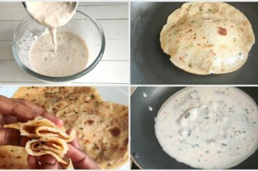 Liquid Dough Paratha | Garlic Chilli Parata | 5Mins Paratha Recipe Without Kneading | Beauty Cooking