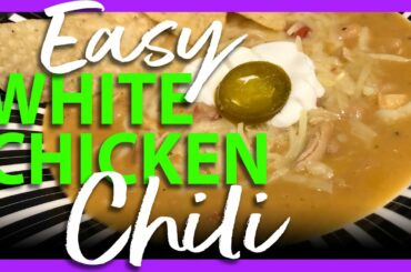 Easy 30 Minute White Chicken Chili - Cooking with Mrs. Frantastic Guy! Recipe in description below!