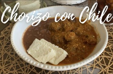 Chorizo con Chile | AirFryer Recipe | Cook with me
