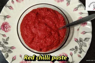 RED CHILLI PASTE RECIPE