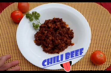 Chilli Beef Recipe - How To Make easy style Chilli Beef