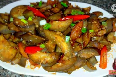 buttered eggplant with garlic chili recipe ni thatskie