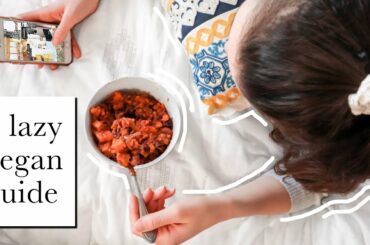 how to be a lazy vegan + SWEET POTATO CHILI RECIPE \ vegan + gluten free