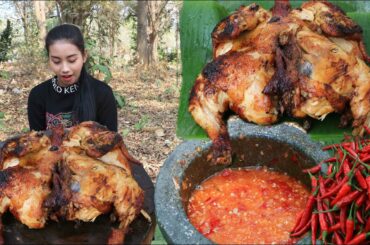 Amazing cooking chicken crispy with chili sauce and vegetable recipe - Amazing video