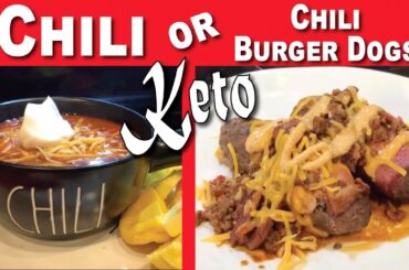 Easy 3-Meat Keto Chili | Bacon Wrapped Chili Cheese Burger Dogs | Easy Keto Carnivore Recipes