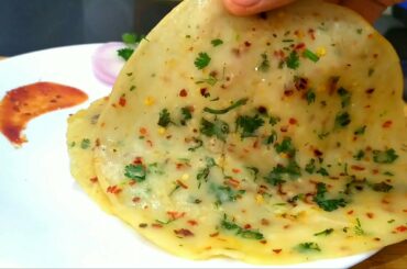 how to make Chilli garlic paratha recipe| No kneading No rolling paratha| easy Garlic paratha recipe