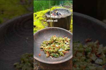 Forest cooking Chili Sauce _ Bushcraft cooking recipes _ Outdoors camping _ Food porn #34