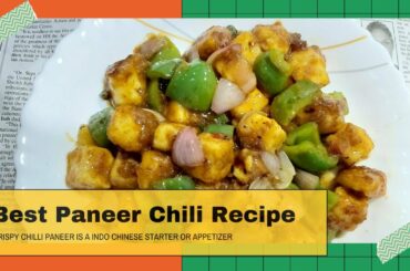 Crispy Paneer Chilli | Restaurant Style | Easy Recipes