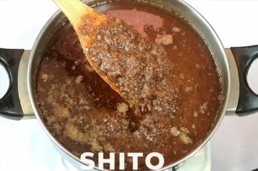HOW TO MAKE SHITO | SIMPLE AND TASTY SHITO RECIPE | BLACK CHILI SAUCE | GHANA SHITO RECIPE
